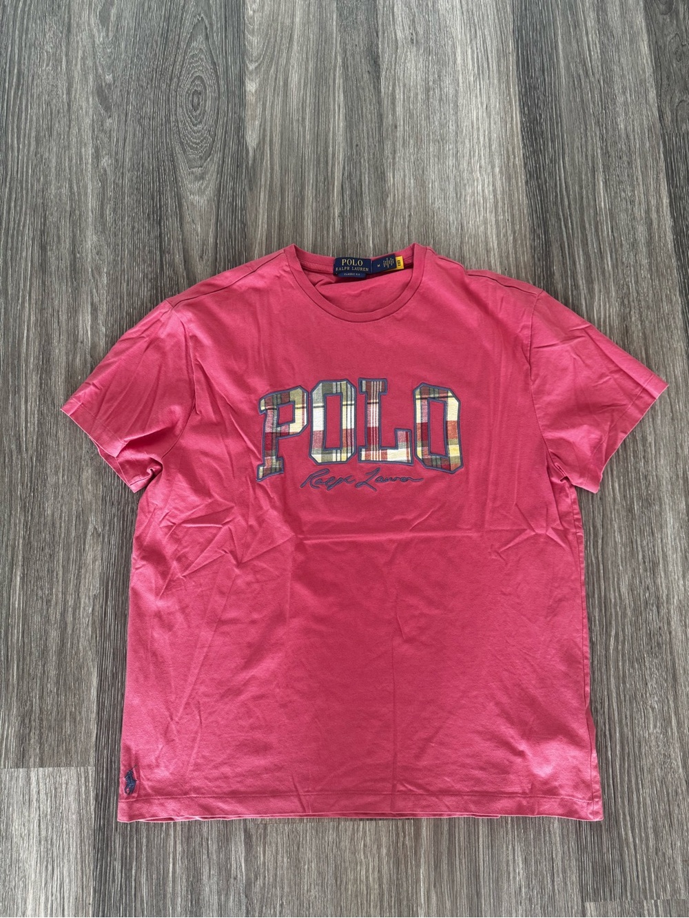 Ralph Lauren Pink Polo Graphic Short Sleeve Tee